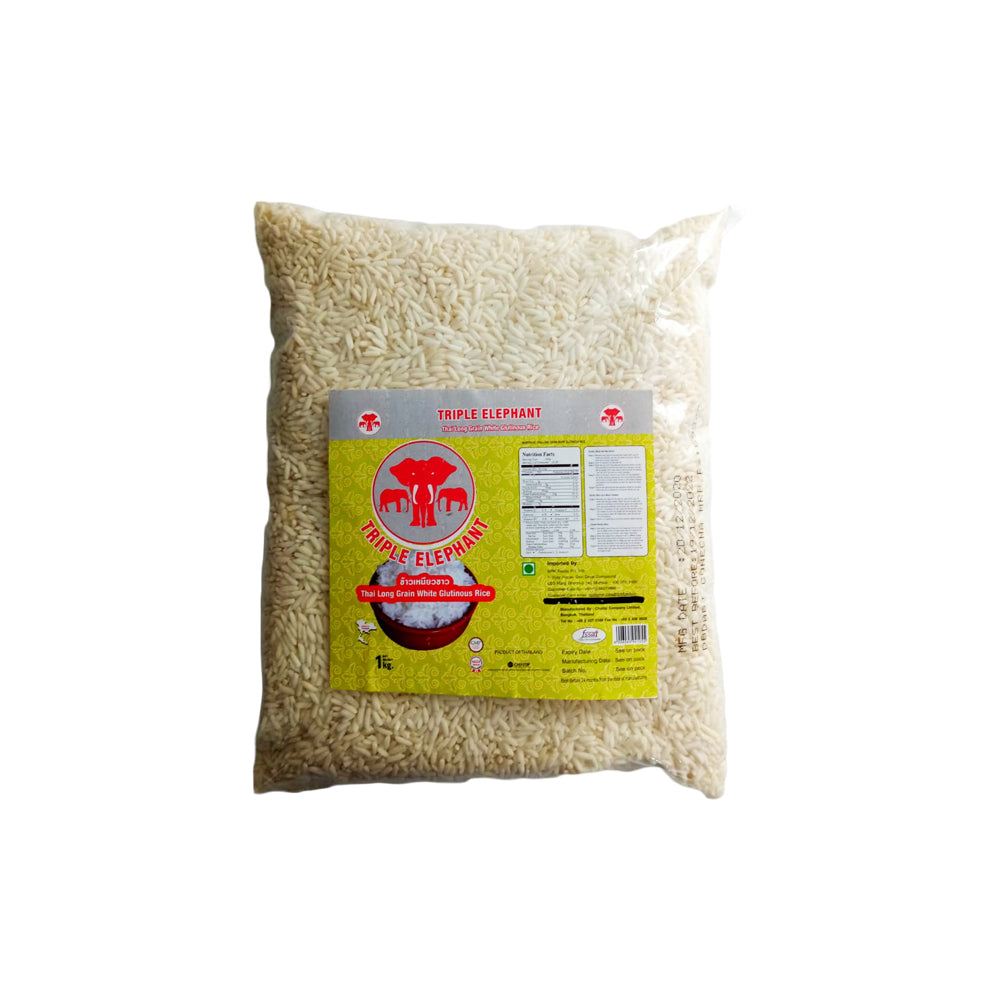 Tiple B Rice Triple Elephant Sticky Rice 1Kg – Chennai Grocers- Everyday Gourmet