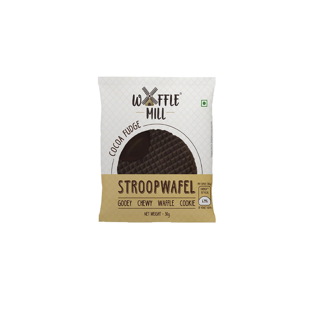 Waffle Mill Cocoa Fudge Stroopwafel 30g